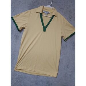 Forrest Gump Polo Shirt Mens Small Paramount Pictures Costume Movie Promo Yellow